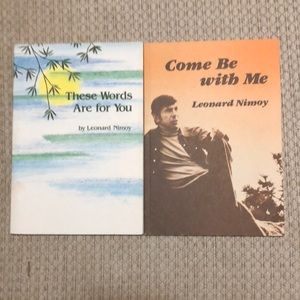 Vintage Leonard Nimoy books of poems